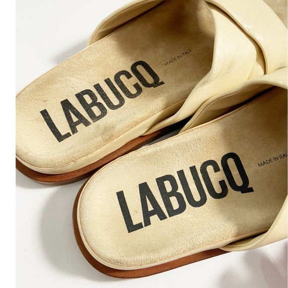 Labucq Mo Leather Sandals size EU37 US7-7.5 - Picture 7 of 9